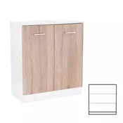 Miami kredenca 2 vrati 80x92 cm sonoma hrast-bela