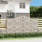 Lucne gabionske košare 3 kom 300x30x160/180cm pocincano željezo