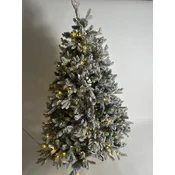 Zasneženo Božično drevo 210 cm s 500 LED lučkami