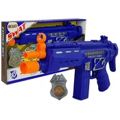 Policijski set Gun Bedge z zvočnimi in svetlobnimi učinki 37 cm