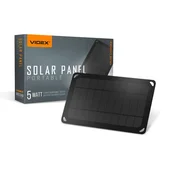 shumee Videx 5W prenosni solarni polnilnik, lahek, IP68 + 1m USB Type-C kabel