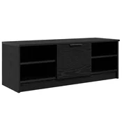 Vidaxl TV omarica Črna Orehovina 102 x 35 x 36,5 cm Konstruiran les