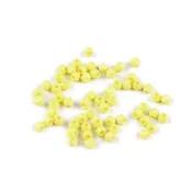 Rezani stekleni biseri O4 mm - rumena svetloba (5 g)