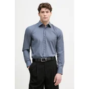 BOSS Srajca H-Hank-Kent-C1-214 50469345 Modra Slim Fit