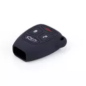 888 CAR ACCESSORIES Silikonska navlaka za ključeve crna Jeep