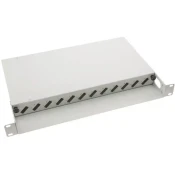 Fiber opticki patch panel 19/1U sa 12 duplex slotova za SC duplex/LC quad adaptere