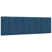 Vidaxl Blazina za vzglavje Hanko modra 160 cm blago