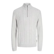 JACK & JONES Pulover JJJAMES pegasto bela