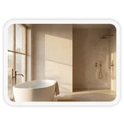 Stensko ogledalo LED 80x60cm TOP-3
