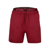 Emporio Armani Športne kratke hlače EM000686 AF20432 U5050 Bordo rdeča Regular Fit