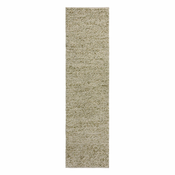 Kaki zelen ročno tkan tekač iz mešanice volne 60x230 cm Minerals – Flair Rugs