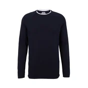 TOM TAILOR DENIM Pulover, modra