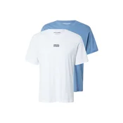 JACK & JONES Majica JWHCLASSIC kraljevo modra/bela