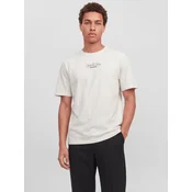 JACK & JONES Majica JPRBLALUCAS črna/bela