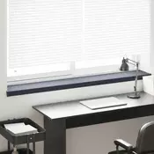 vidaXL Okenski nadstrešek Antracit z lesnim vzorcem 120 x 20 x 4,5 cm