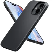 Premium ovitek Torras SlimFit MagSafe za iPhone 17 - črn