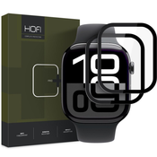 HOFI Glass Pro Watch 2x zaščitno steklo za Apple Watch 10 (46 mm), črna