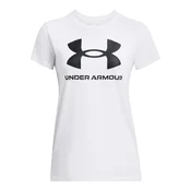 Under Armour W SPORTSTYLE LOGO SS, ženska majica, bijela 1356305