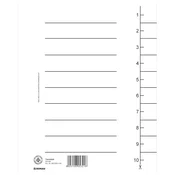 PREGRADA KARTONSKA A4 250G PK100 DONAU 8610001-09 BIJELA