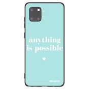 Silikonski črni ovitek za Samsung Galaxy Note 10 Lite N770F - Anything is possible