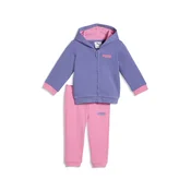 PUMA Essentials Logo Hooded Full-Zip Tracksuit Toddlers, Clothing, Hazy Blue, 9-12M