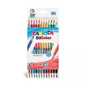 Carioca drvene bojice 12/24 Bicolor obostrane