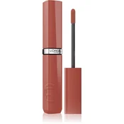 L’Oréal Paris Infaillible Laque Resistance dolgoobstojna tekoča šminka ki dodaja hidracijo in sijaj odtenek 320 Almond Nude 4.3 ml