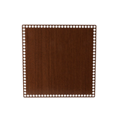 AtmoWood Leseno dno/pokrov za košaro - oreh kvadrat Izberite različico: 15x15 cm