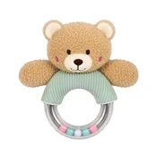 Cute&Cool plišana plasticna zvecka meda zeleni