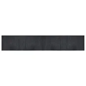 Vidaxl Preproga pravokotna siva 70x400 cm bambus