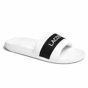 Lacoste Japanke bela 40.5 EU Croco Slide