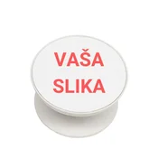 Belo držalo za telefon z vašo sliko