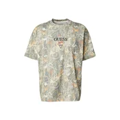 GUESS JEANS Majica meta/pastelno zelena/večbarvno zelena/večbarvno oranžna
