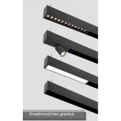 MAGNETIC SVETILJKA LED01-12W 3000K 120° 48V DC NEW