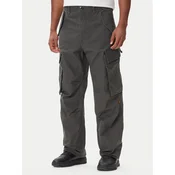 G-Star Raw Hlače iz tkanine R-3N D25224-D191 Siva Straight Fit