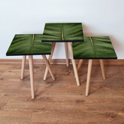 HANAH HOME Set 3 stocica 3Shp103 Green