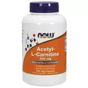 Acetil-L-karnitin, 500 mg - 200 kapsul