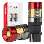 shumee LED CANBUS žarnice T10 W5W 9 SMD 3030 bela 12V 24V AMIO-04242
