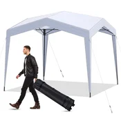 COSTWAY Zložljiv vrtni paviljon Zabavni šotor 302 x 302 cm, (5000249836)
