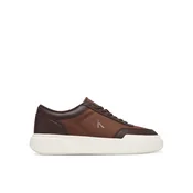 Superge Calvin Klein Chunky Cups Laceup Ox Mix Mat HM0HM02326 Rjava