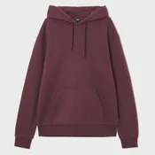 Cropp - Navaden pulover s kapuco - maroon