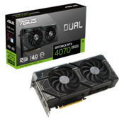 ASUS DUAL GeForce RTX 4070 SUPER graphics card - 12GB GDDR6X