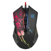 Defender DEFENDER GM-933 SINSISTER gaming miš, 7200 DPI, RGB