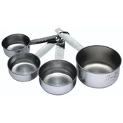Set of 4 spoons for measuring ingredients, stainless steel - Kitchen C