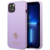 Guess iPhone 13 mini 5,4 purple hardcase Saffiano 4G Small Metal Logo (GUHCP13SPS4MU)