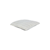 GIFTDECOR Ukrasni beli vuneni jastuk više uskih pletenica 60x60cm