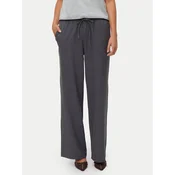 Vero Moda Hlače iz tkanine Milly 10331924 Siva Wide Leg