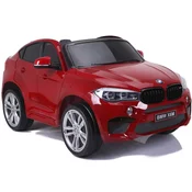 Licenciran avto na akumulator BMW X6M - dvosed - rdeč/lakiran