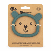 Petite&Mars Silikonsko grizalo Teddy Misty Green 0m+