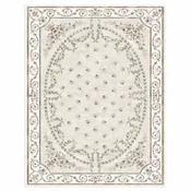 Casa Padrino Luxury Baroque Living Room Carpet Beige - Rectangular Wool Carpet - Various Sizes